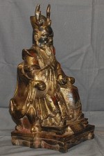 Antiker Dragon King in Bronze Ming Dynastie